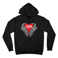 Angel Number 999 With Heart And Wings Of Angel  Hoodie