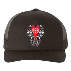 Angel Number 999 With Heart And Wings Of Angel Yupoong Adult 5-Panel Trucker Hat