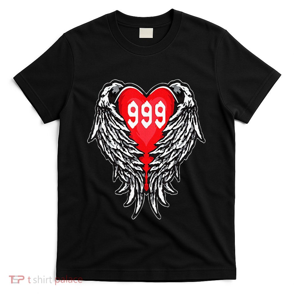 Angel Number 999 With Heart And Wings Of Angel T-Shirt