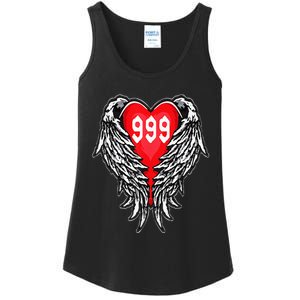 Angel Number 999 With Heart And Wings Of Angel Ladies Essential Tank