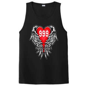 Angel Number 999 With Heart And Wings Of Angel PosiCharge Competitor Tank