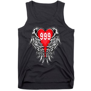 Angel Number 999 With Heart And Wings Of Angel Tank Top