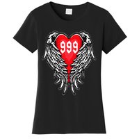 Angel Number 999 With Heart And Wings Of Angel Women's T-Shirt