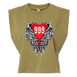 Angel Number 999 With Heart And Wings Of Angel Garment-Dyed Women's Muscle Tee