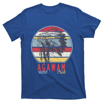 Agawam Native American Indian Tribe Respect Pride Retro Cute Gift T-Shirt