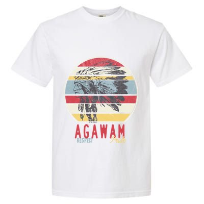 Agawam Native American Indian Tribe Respect Pride Retro Cute Gift Garment-Dyed Heavyweight T-Shirt