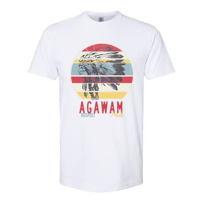 Agawam Native American Indian Tribe Respect Pride Retro Cute Gift Softstyle CVC T-Shirt