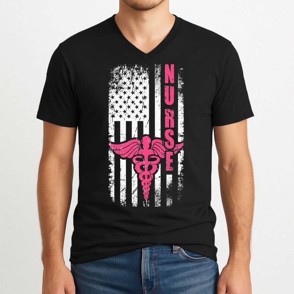 American Nurse V-Neck T-Shirt