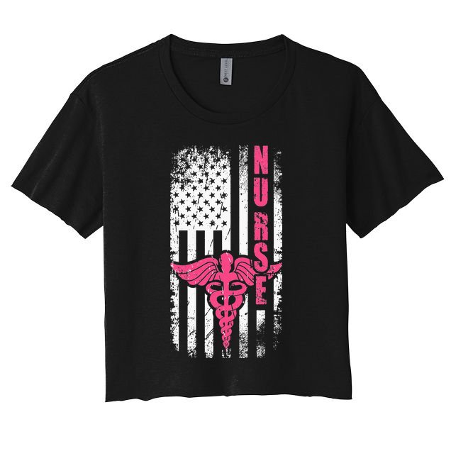 American Nurse Crop Top