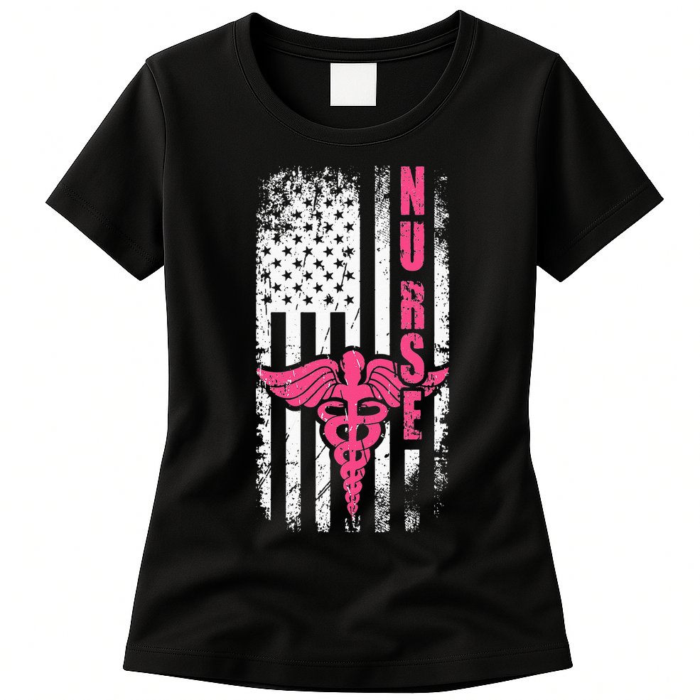 American Nurse Womens T-Shirt
