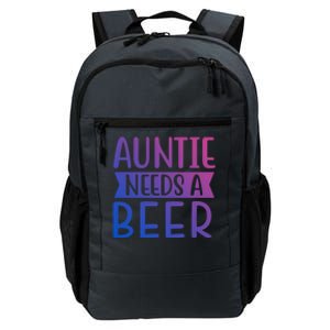 Auntie Needs A Beer Cute Gift Daily Commute Backpack