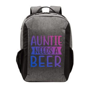 Auntie Needs A Beer Cute Gift Vector Backpack