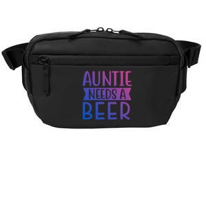 Auntie Needs A Beer Cute Gift Crossbody Pack