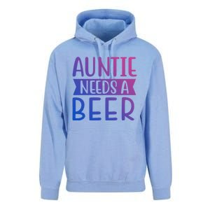 Auntie Needs A Beer Cute Gift Unisex Surf Hoodie