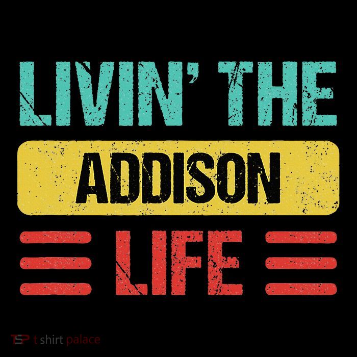 Addison Name High Crown Mesh Back Trucker Hat