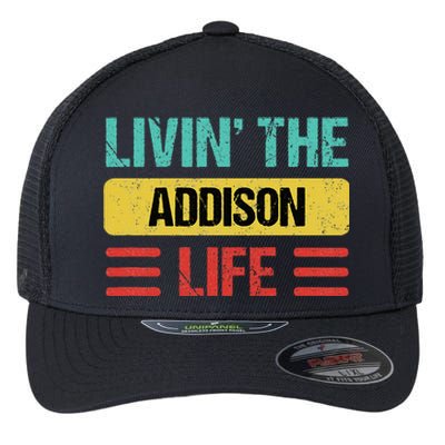 Addison Name Flexfit Unipanel Trucker Cap