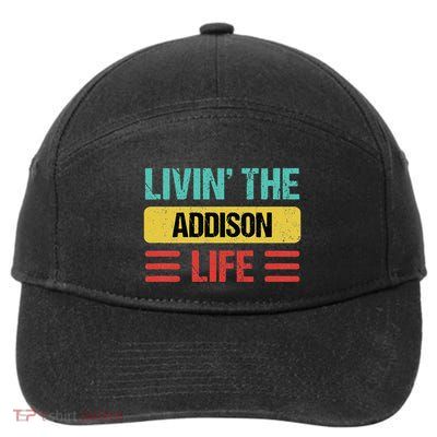 Addison Name 7-Panel Snapback Hat