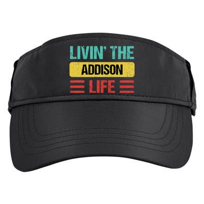 Addison Name Adult Drive Performance Visor