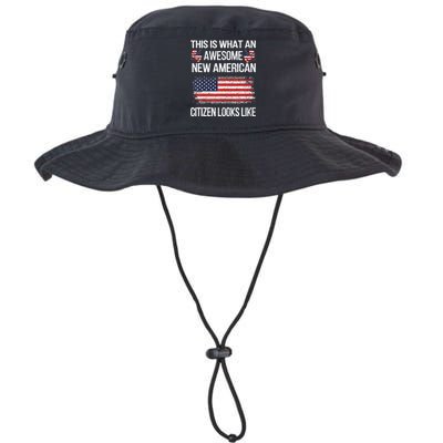 Awesome New American Flag US Citizenship USA US Citizen Legacy Cool Fit Booney Bucket Hat