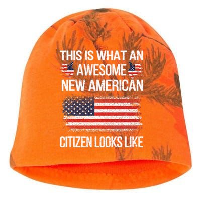 Awesome New American Flag US Citizenship USA US Citizen Kati - Camo Knit Beanie