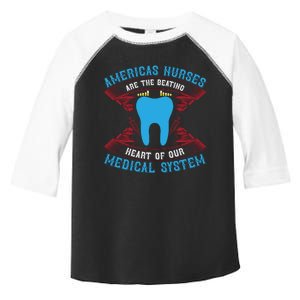 America's Nurses Are The Beating Heart Of Our Medical System Toddler Fine Jersey T-Shirt