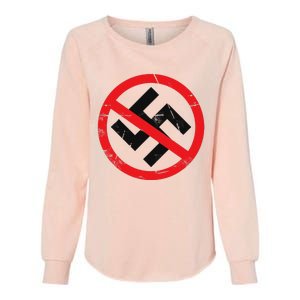 Anti Nazi Anti Facist Anti Dictators Anti Evil Womens California Wash Sweatshirt