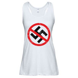 Anti Nazi Anti Facist Anti Dictators Anti Evil Ladies Essential Flowy Tank