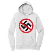 Anti Nazi Anti Facist Anti Dictators Anti Evil Women's Pullover Hoodie