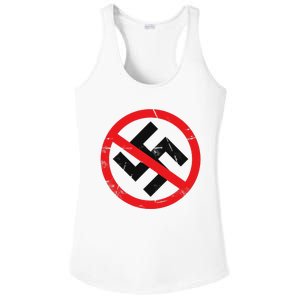 Anti Nazi Anti Facist Anti Dictators Anti Evil Ladies PosiCharge Competitor Racerback Tank