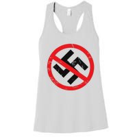 Anti Nazi Anti Facist Anti Dictators Anti Evil Women's Racerback Tank