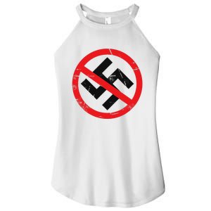 Anti Nazi Anti Facist Anti Dictators Anti Evil Women's Perfect Tri Rocker Tank