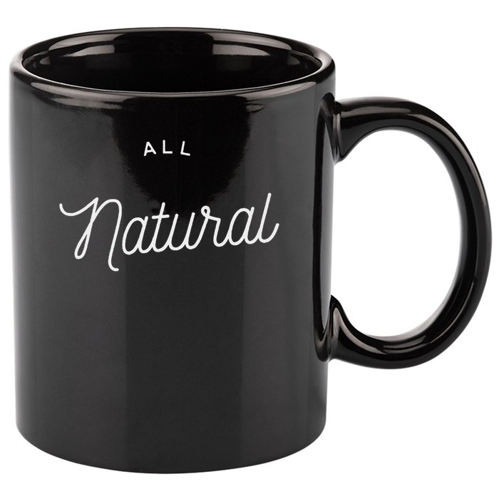 All Natural All Natural 11oz C Handle Ceramic Mug