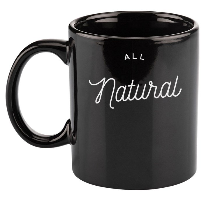 All Natural All Natural 11oz C Handle Ceramic Mug