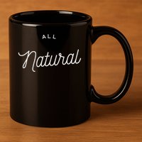 All Natural All Natural 11oz C Handle Ceramic Mug