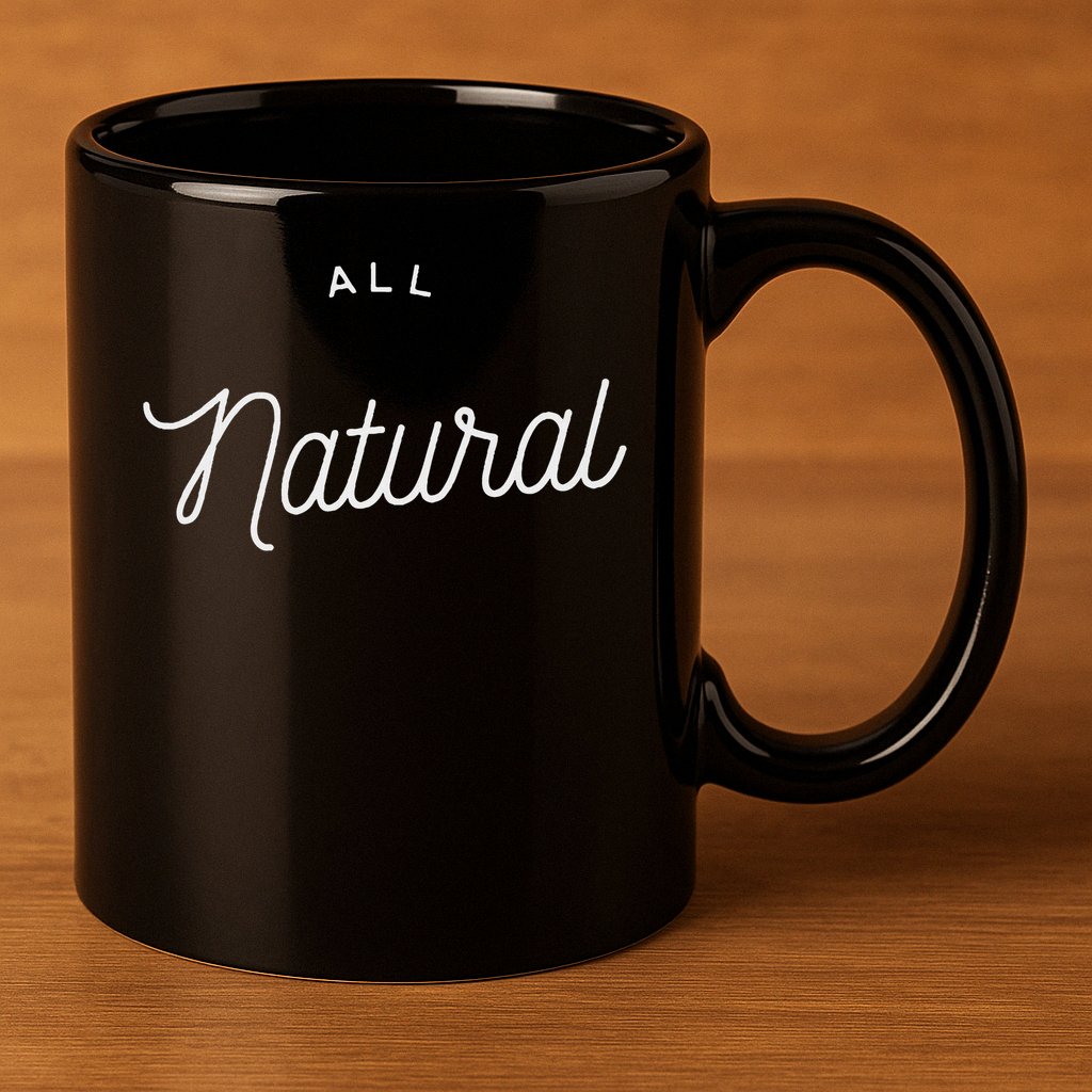 All Natural All Natural 11oz C Handle Ceramic Mug