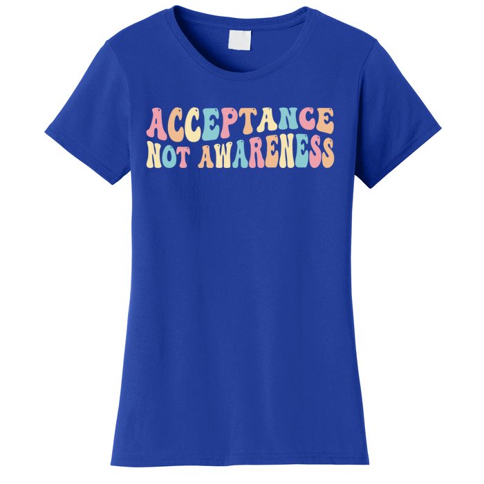 Acceptance Neurodiversity Autism Neurodivergent Gift Women's T-Shirt