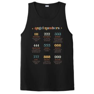 Angel Number Angel Aesthetic Angel Core Back Print PosiCharge Competitor Tank