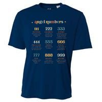 Angel Number Angel Aesthetic Angel Core Back Print Cooling Performance Crew T-Shirt