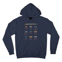 Angel Number Angel Aesthetic Angel Core Back Print Hoodie