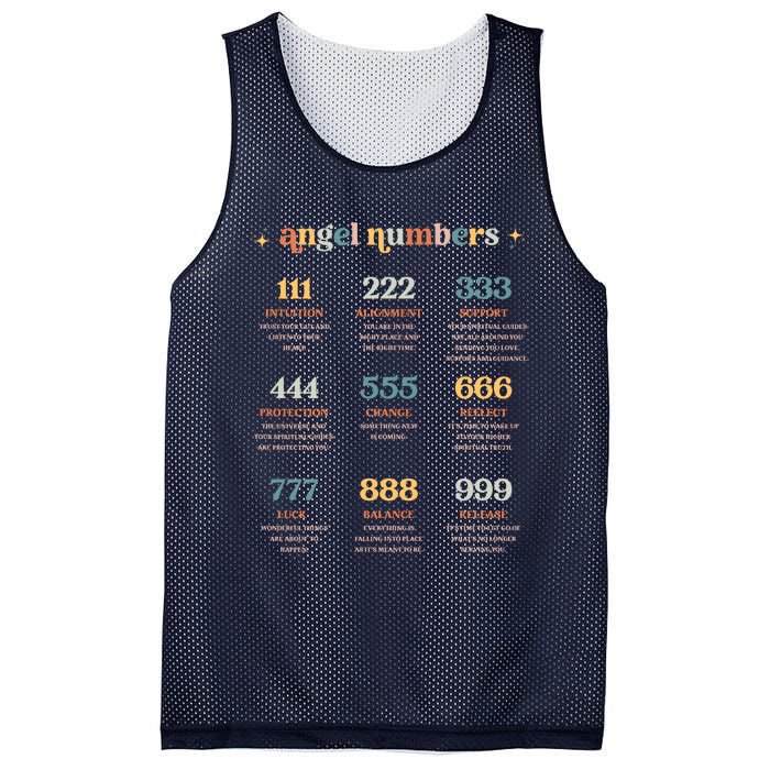 Angel Number Angel Aesthetic Angel Core Back Print Mesh Reversible Basketball Jersey Tank