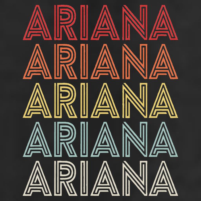 Ariana Name Ariana Retro Cool Comfort Performance Bucket Hat