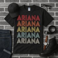 Ariana Name Ariana Retro Tall T-Shirt