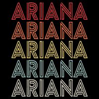 Ariana Name Ariana Retro Backpack