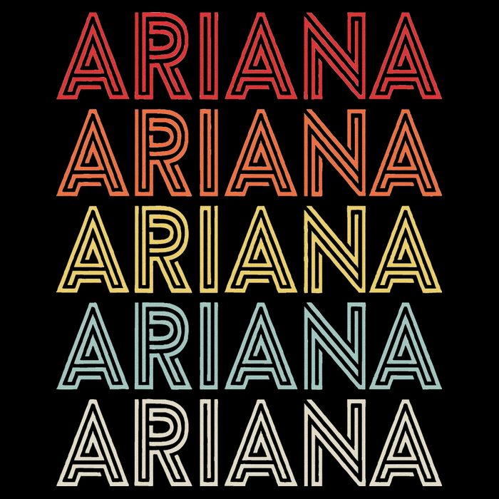 Ariana Name Ariana Retro Bucket Hat