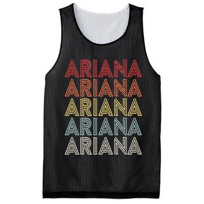 Ariana Name Ariana Retro Mesh Reversible Basketball Jersey Tank