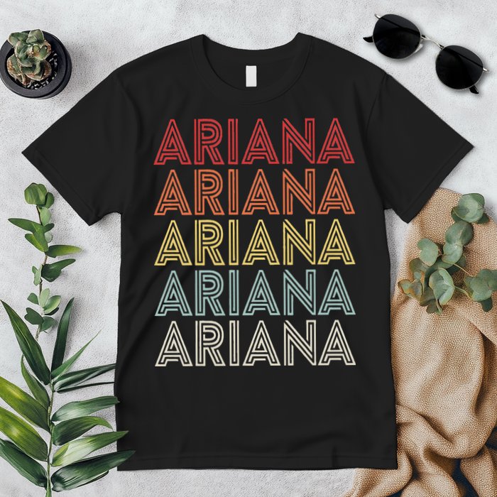 Ariana Name Ariana Retro Premium T-Shirt
