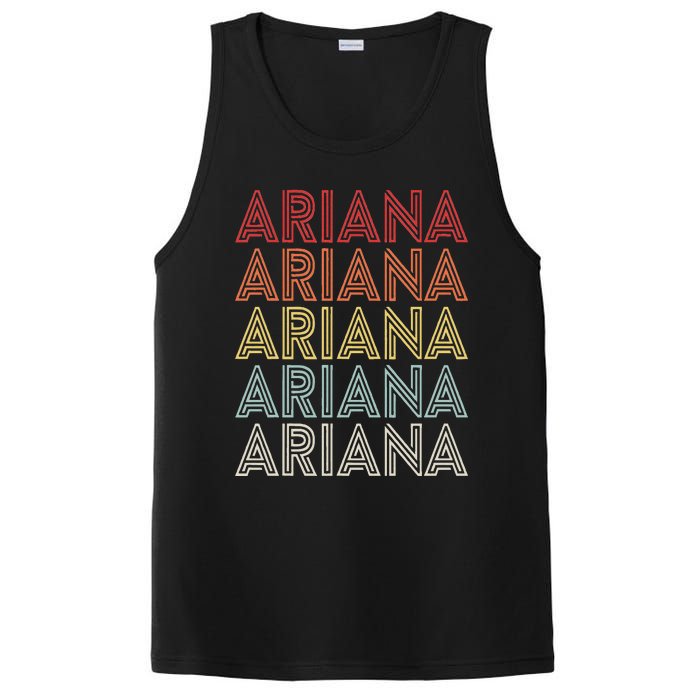 Ariana Name Ariana Retro PosiCharge Competitor Tank