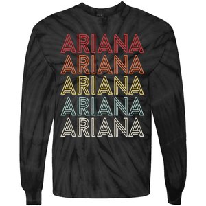 Ariana Name Ariana Retro Tie-Dye Long Sleeve Shirt