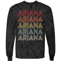 Ariana Name Ariana Retro Tie-Dye Long Sleeve Shirt