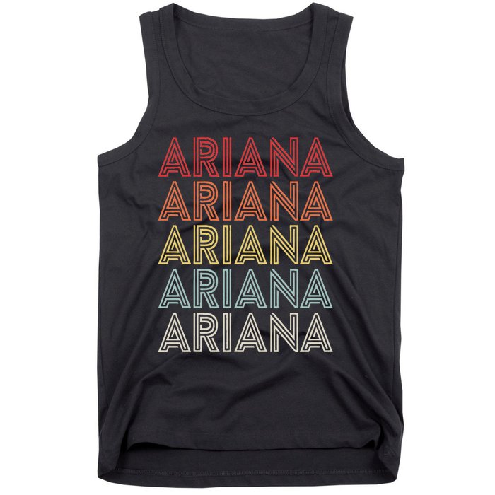 Ariana Name Ariana Retro Tank Top